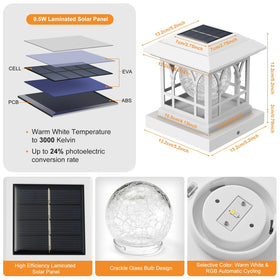 AEYANZZ easy installation with included screws, no electrical work required.