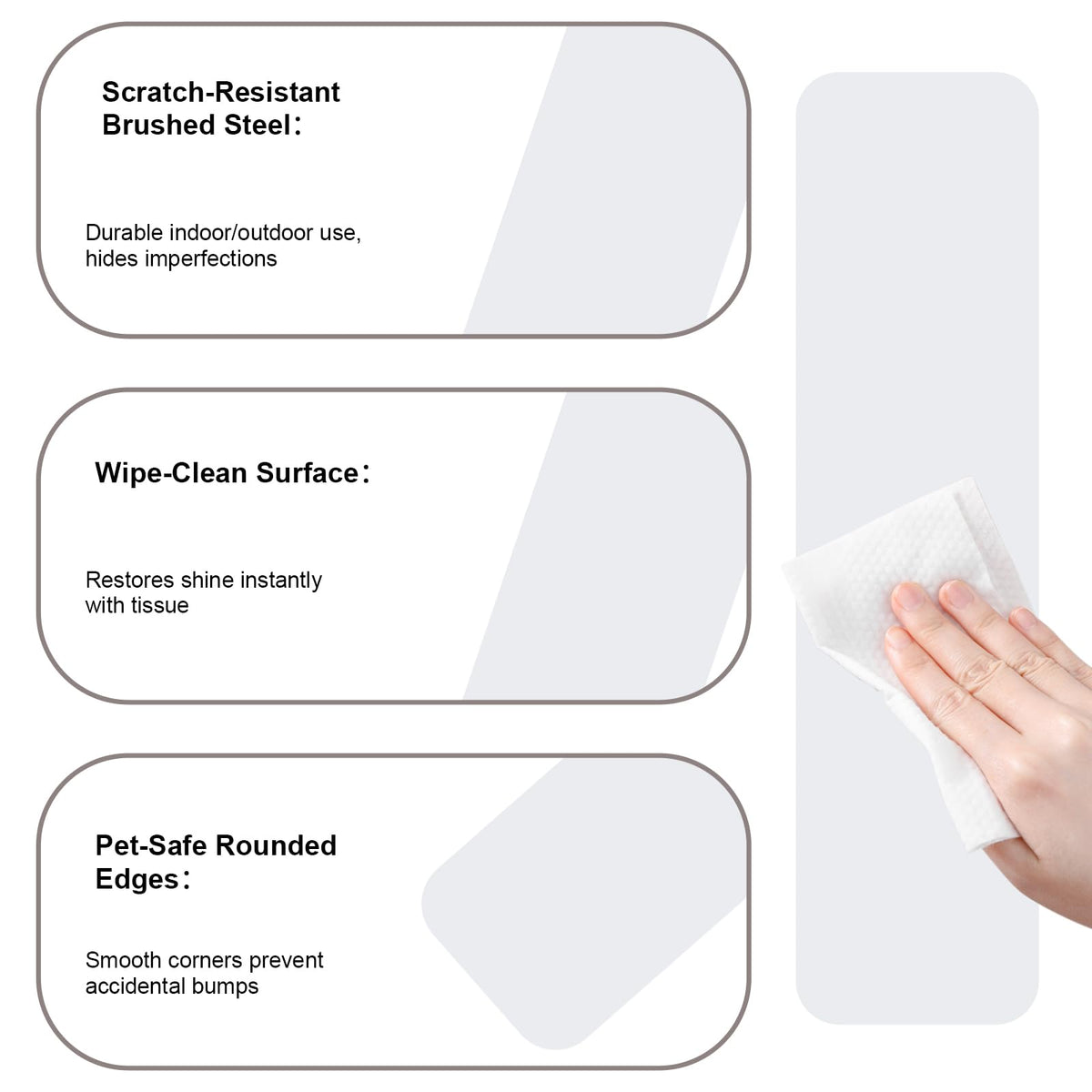 AEYNCBO baseboard guard prevents scuffs around entryways