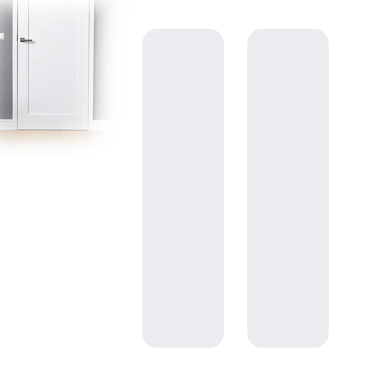 AEYNCBO stainless steel kick plate protecting doors from pet scratches