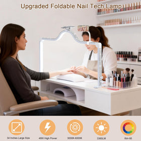 Afatnao foldable nail light ready for on-the-go service.