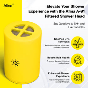Afina filtered showerhead installation showing quick setup for better showering.