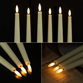 Safe, battery-powered candles prevent wax drips and smoke during cozy moments.