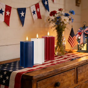 AFINETH mantel display star candles with durable, flameless design