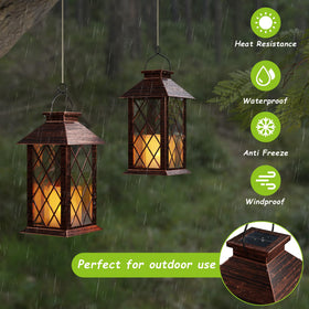 AFINETH porch-hanging-setup lantern easily lights entryways for evening gatherings.