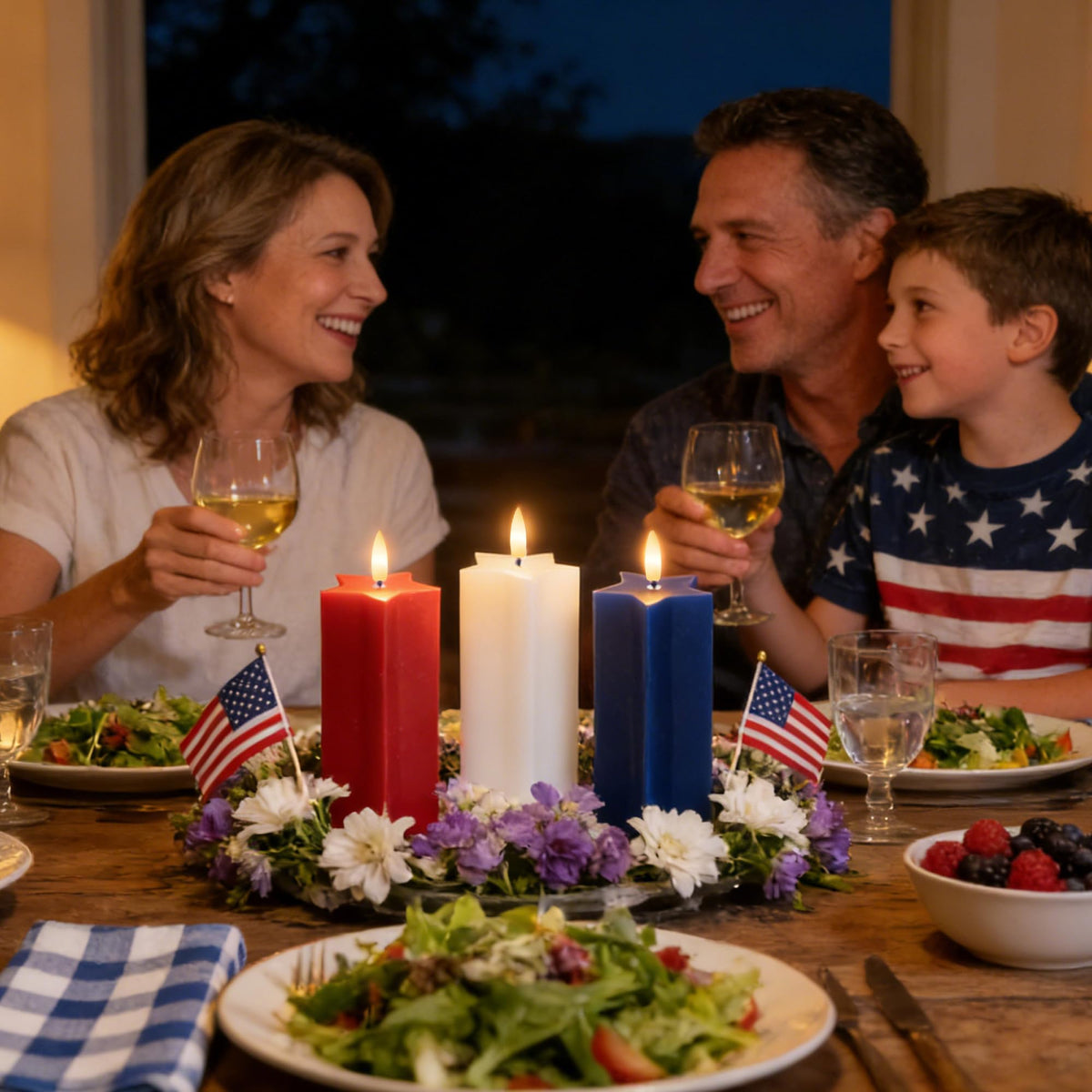 AFINETH table centerpiece patriots stars for festive gatherings
