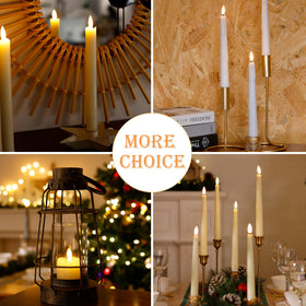 AFINETH ivory candles for weddings and party decor.