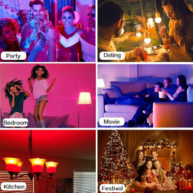 AFINSEA 9W bulb delivers vivid color scenes for parties and bars