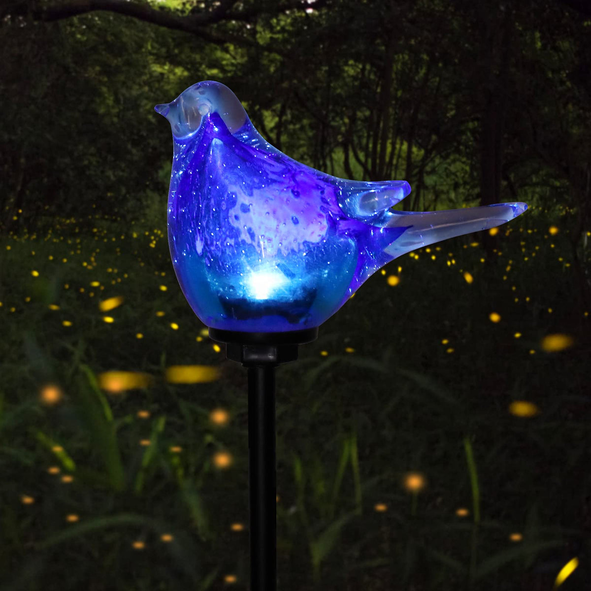 Afirst artisan glass garden decor adds seasonal charm to outdoor spaces.