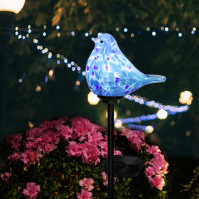 Afirst gift-worthy bluebird garden stake for garden lovers.