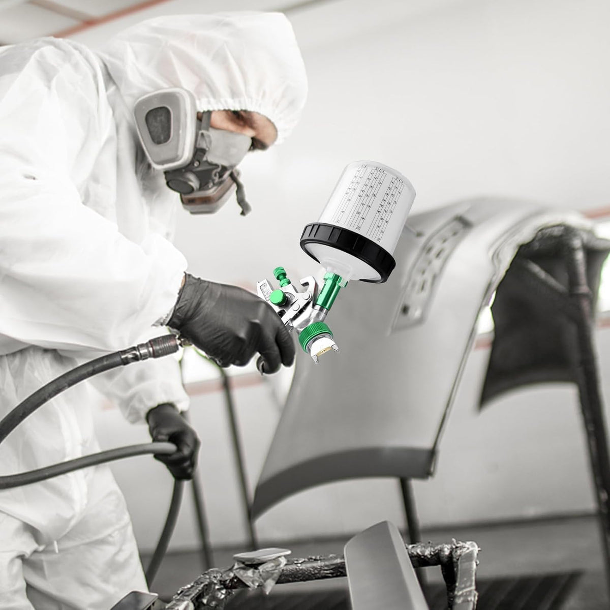 Aflybltol ergonomic spray gun design reduces hand fatigue during long sessions.