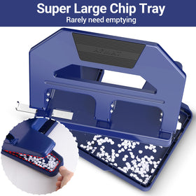AFMAT 3-Hole Punch punching through 40 sheets smoothly