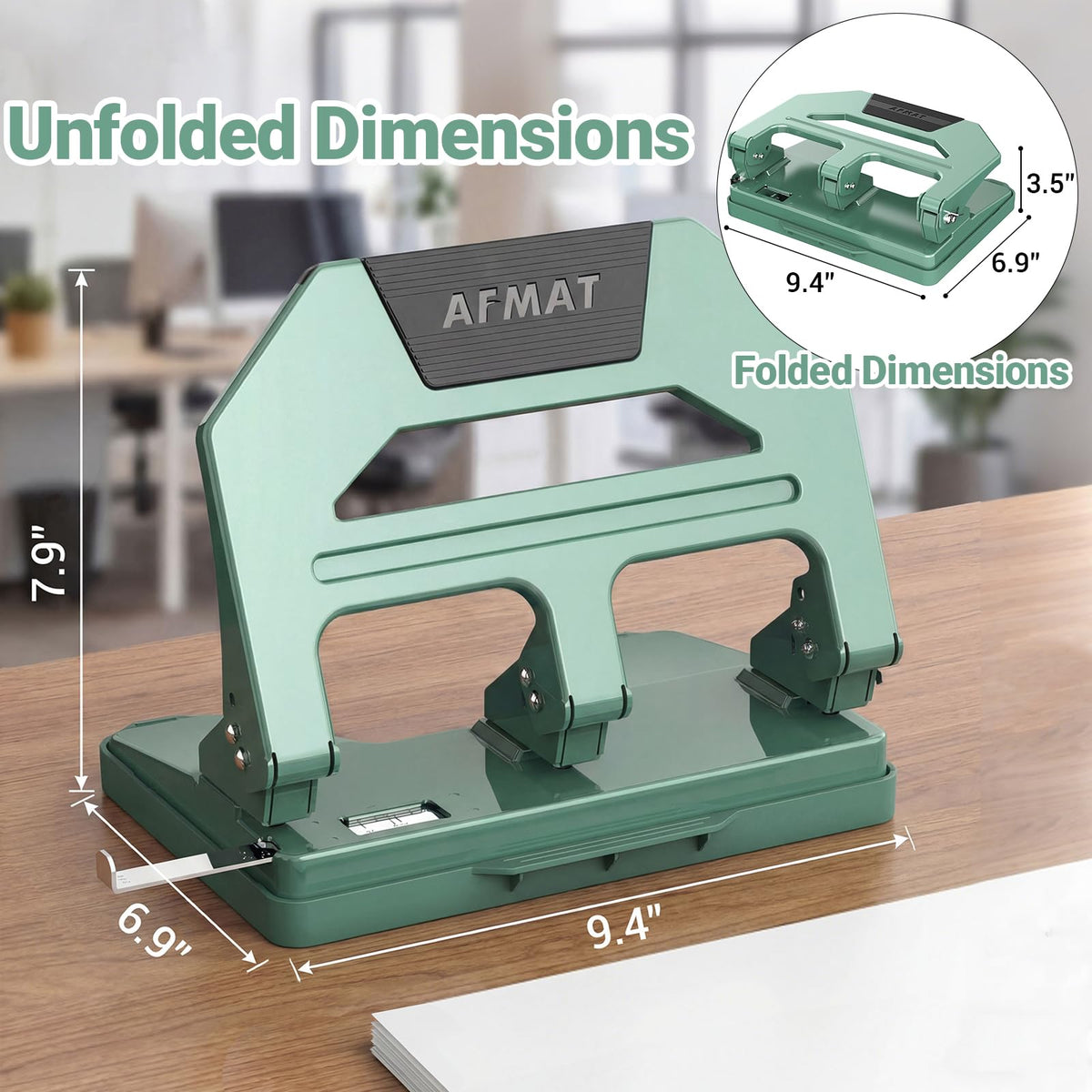 AFMAT 40-sheets 20lb paper capability enables faster daily tasks