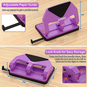 AFMAT large chip tray minimizes interruptions during punching