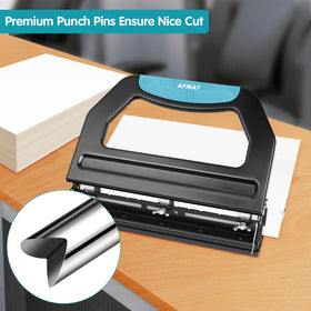 AFMAT HP18 metal chip tray catches punched paper for mess-free use