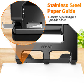 AFMAT HPX1 large chip tray minimizes jams and cleanup