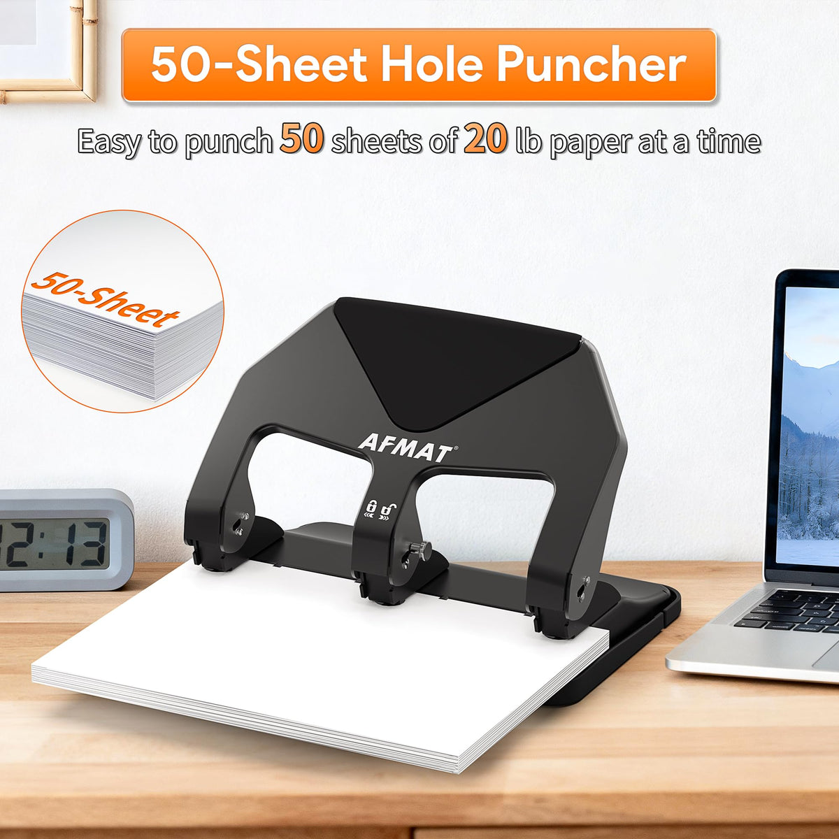 AFMAT metal-construction-sturdy body ensures long-term reliability for busy offices.