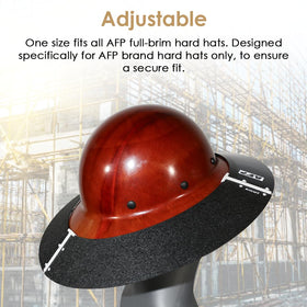 AFP clip fasteners attach easily for secure installation on compatible hats.