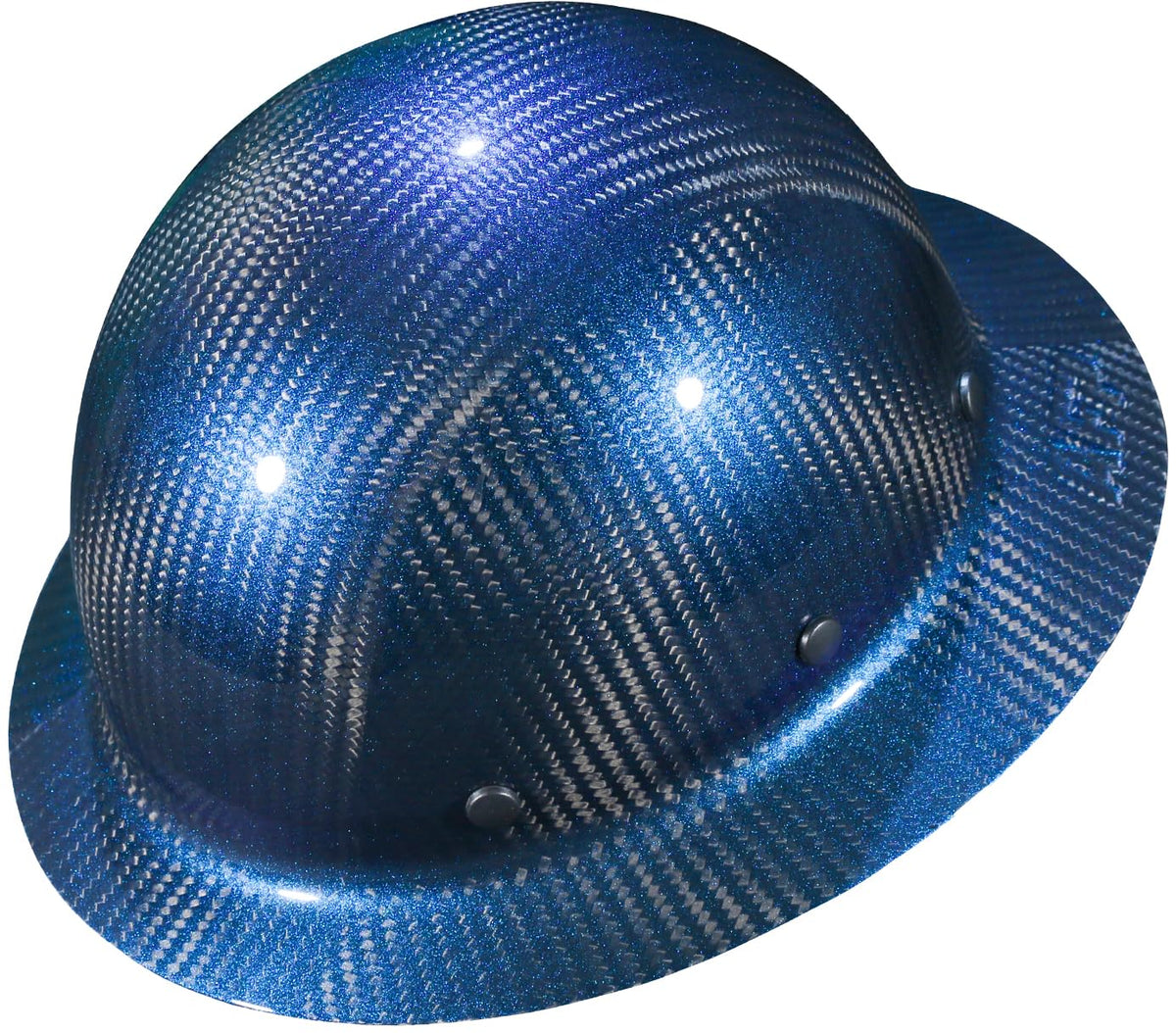 AFP Fiber Full Brim Hard Hat front view shows lightweight carbon fiber protection