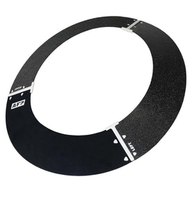 AFP full-brim tinted sun shield visor reduces glare for safer outdoor work.
