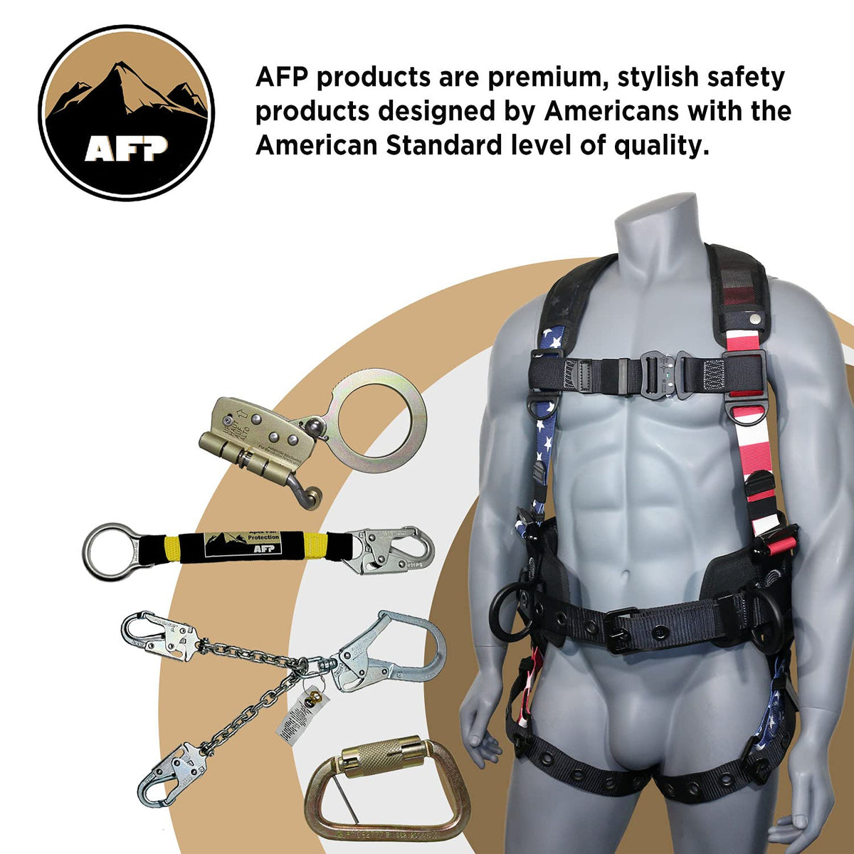 AFP harness easy-link SRL adapter supports simple fall-arrest connections