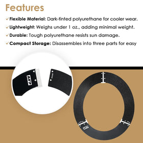 AFP peel off protective layer keeps visor scratch-free during shipment.