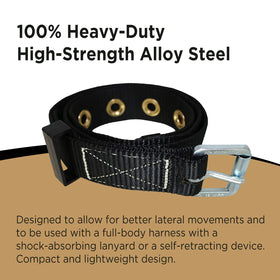 AFP Tongue Buckle Body Belt close-up of reinforced edges for comfort