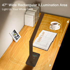 AFROG 7-brightness levels let you tailor light for reading, drafting, or night-time study.