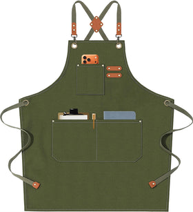 AFUN chef apron cross-back straps for comfortable all-day wear during cooking