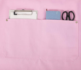 AFUN chef apron suitable for kitchen, workshop, or studio chores in light pink