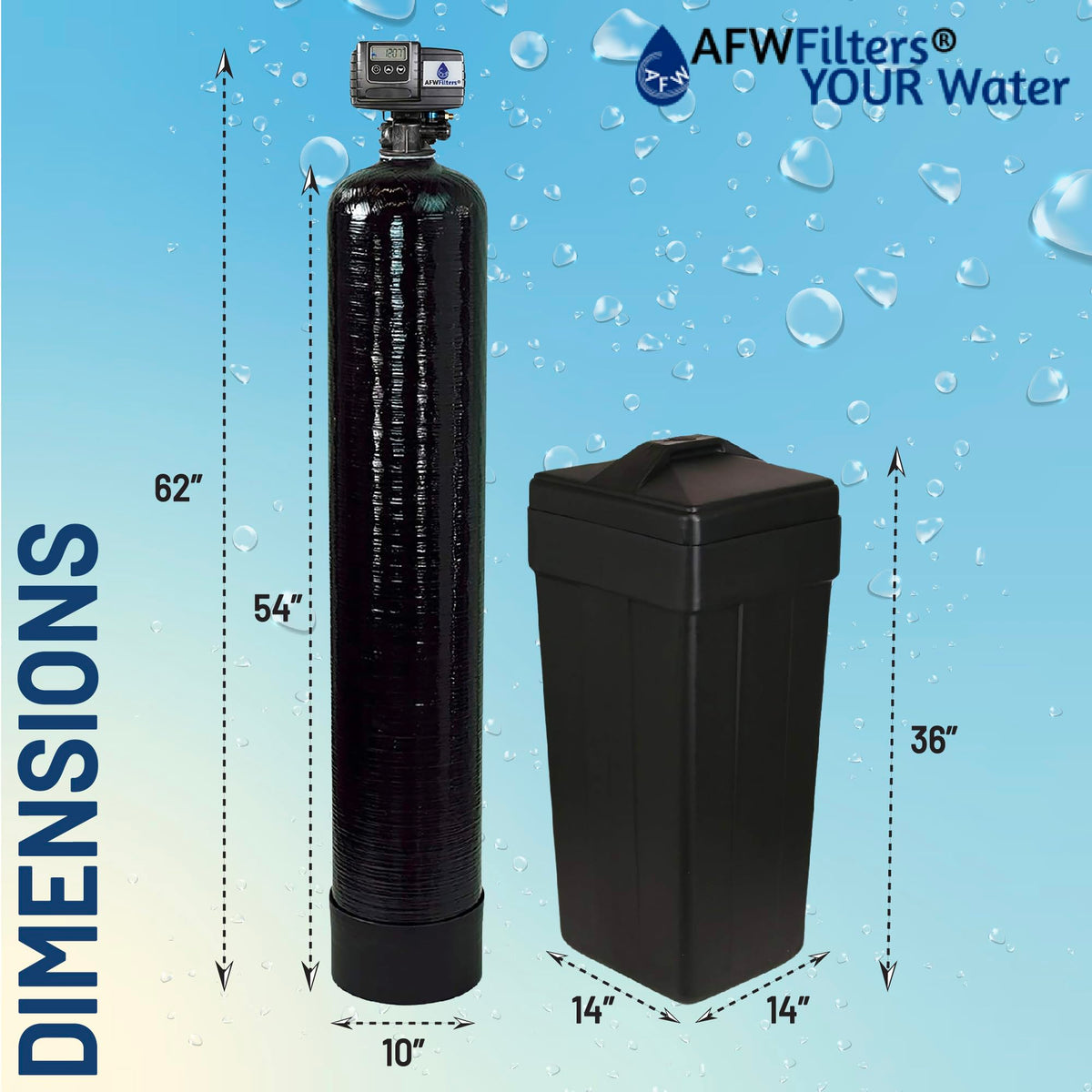 AFWFilters 10% crosslink resin boosts resin life and chlorine resistance.