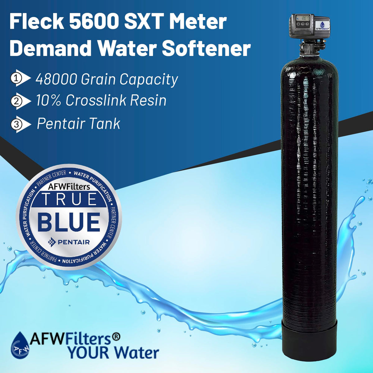 AFWFilters on-demand design reduces maintenance and water hardness issues.