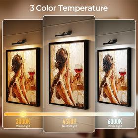 Afyuol art light with CCT adjustments for versatile room tones.