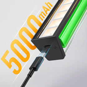 Afyuol battery-operated art light provides 3 color temps for accurate presentation.