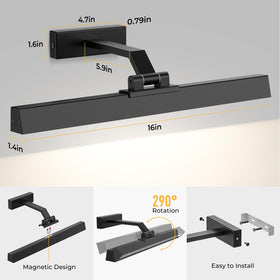 Afyuol bedside and cabinet art light for flexible bedside illumination.
