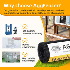 AggFencer chicken coop fence for secure poultry containment and garden borders.