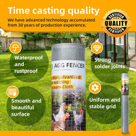AggFencer durable chicken coop wire for safe animal fencing.