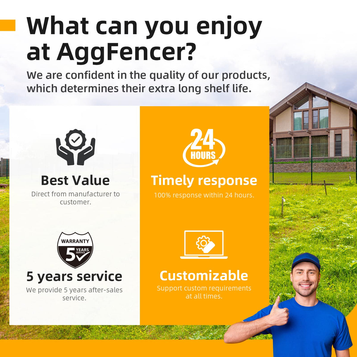 AggFencer easy installation wire mesh for DIY fence projects and repairs.