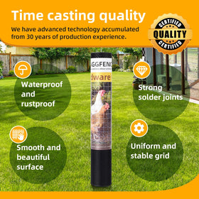 AggFencer galvanized core fencing resists corrosion in harsh environments.