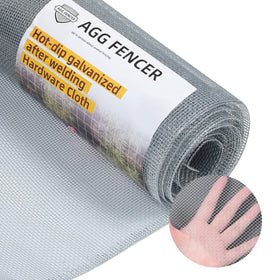 AggFencer hardware cloth 16in x 10ft welded mesh for durable garden fencing.