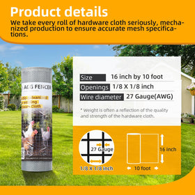 AggFencer hot dipped galvanized coating protects welds and outdoor life.