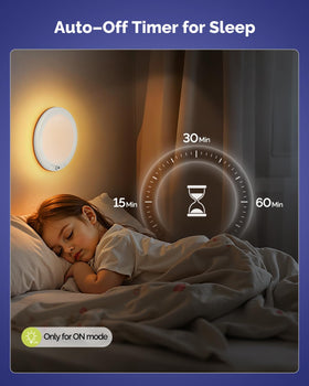Aggforbl 6000mAh battery powers extended use in night sensor mode.