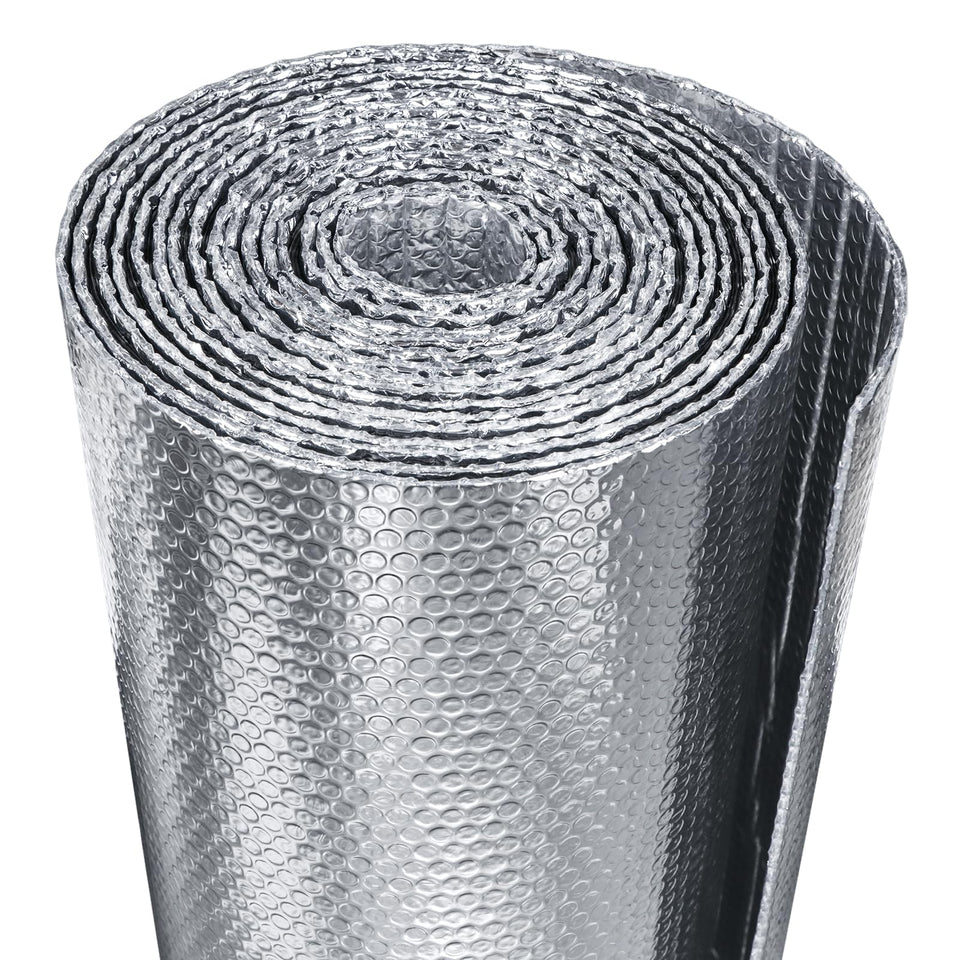 AGHITG reflective insulation roll for windows showing wide coverage and cooling potential.