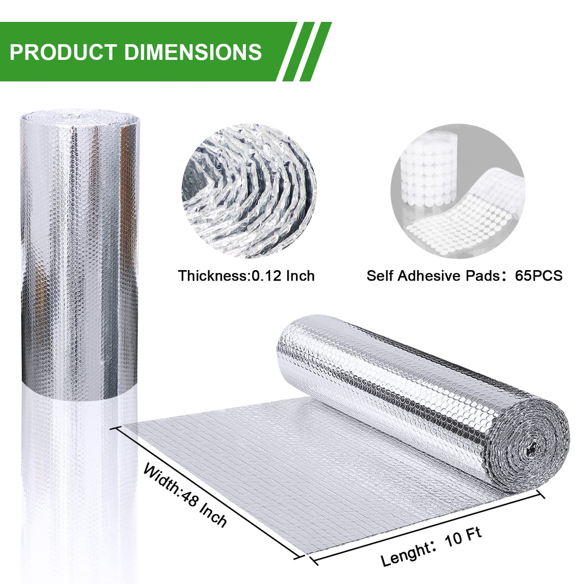 AGHITG versatile insulation roll usable in attics and garages.