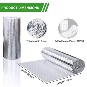 AGHITG versatile insulation roll usable in attics and garages.
