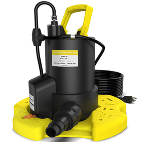 AgiiMan automatic pool cover pump front view showing compact, easy installation.