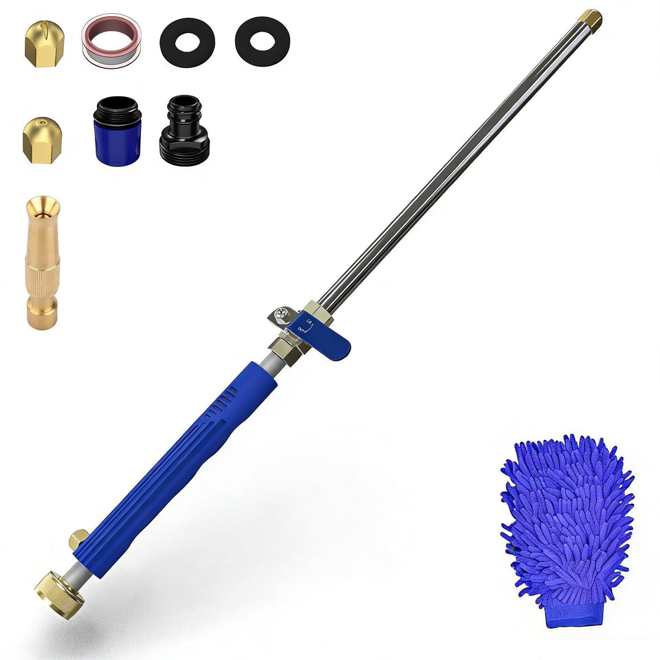 AgiiMan jet-nozzle-wand for focused cleaning on tough outdoor grime.