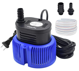 AgiiMan drainage hose demonstrates flexible reach and easy drainage from any depth.