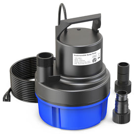 AgiiMan submersible pump 2200GPH performs fast water removal.