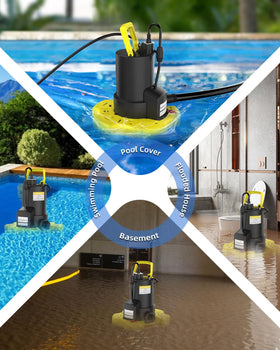 AgiiMan sump pump mode protects basement during floods.