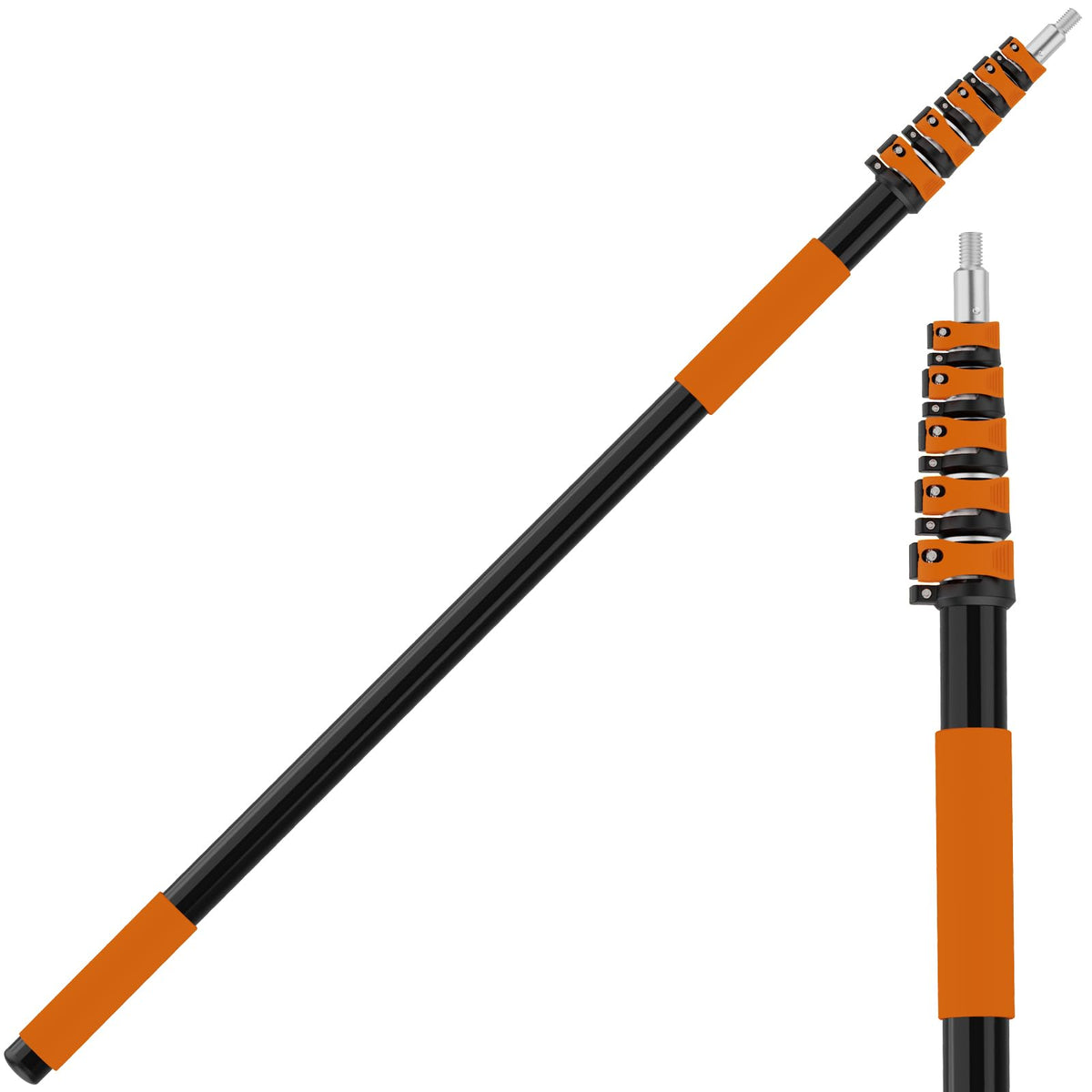 AgiiMan 30ft reach pole extended for high ceiling dusting and painting tasks